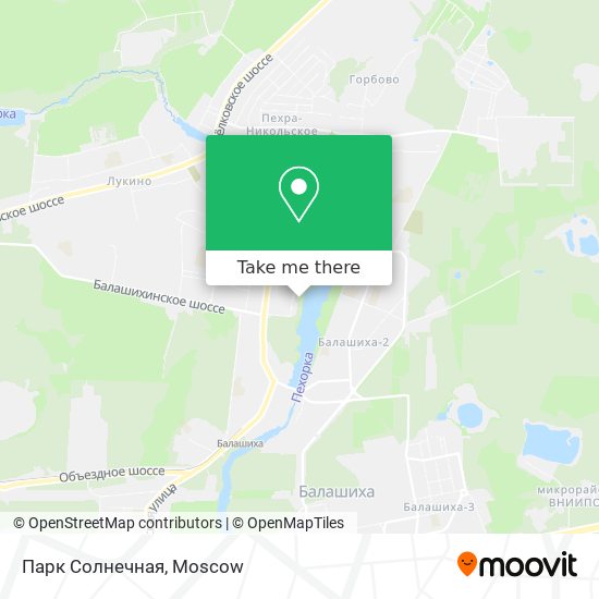 Парк Солнечная map
