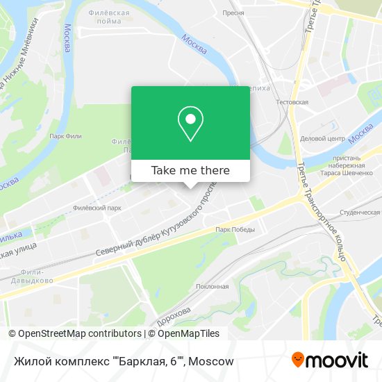 Жилой комплекс ""Барклая, 6"" map