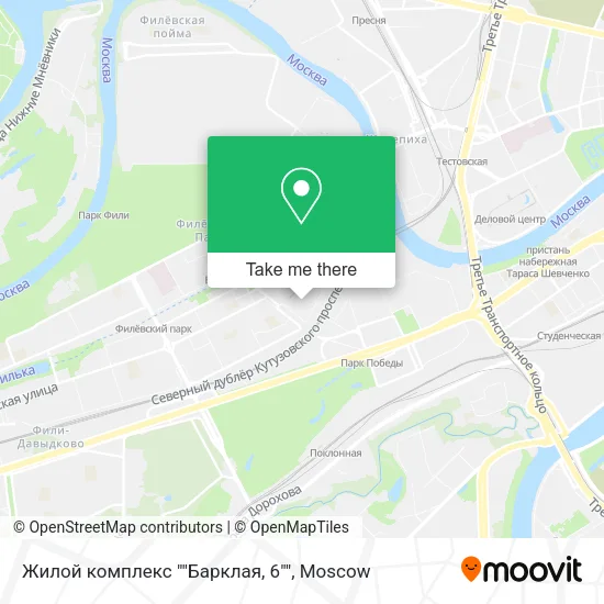 Жилой комплекс ""Барклая, 6"" map