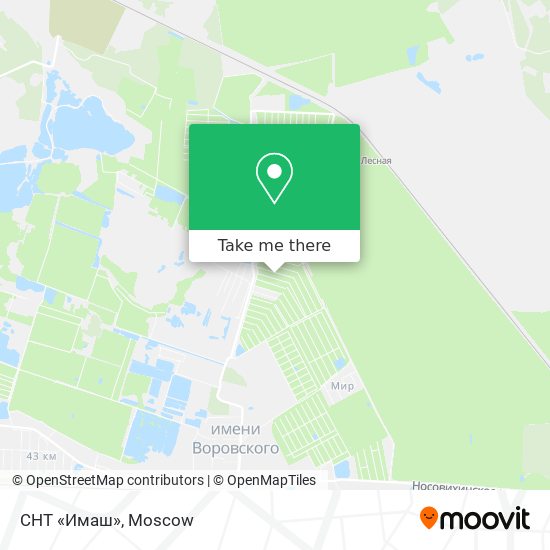 СНТ «Имаш» map