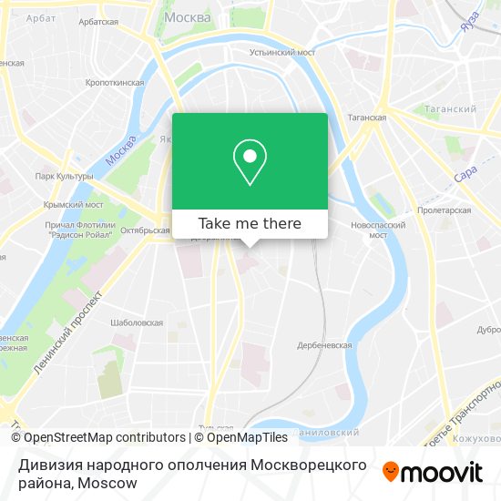 Дивизия народного ополчения Москворецкого района map