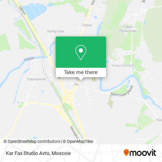 Kar Fax Studio Avto map