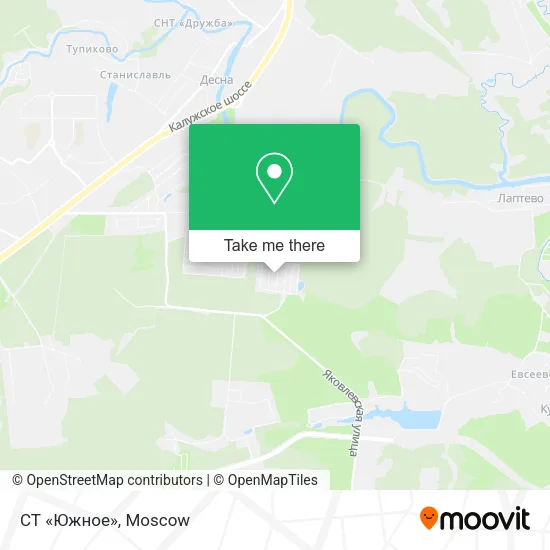 СТ «Южное» map