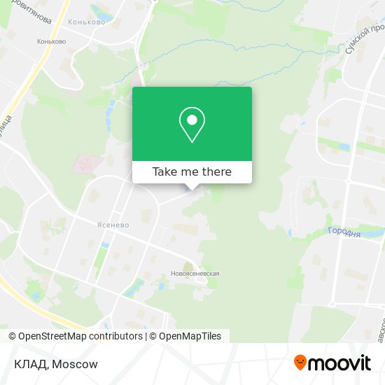 КЛАД map