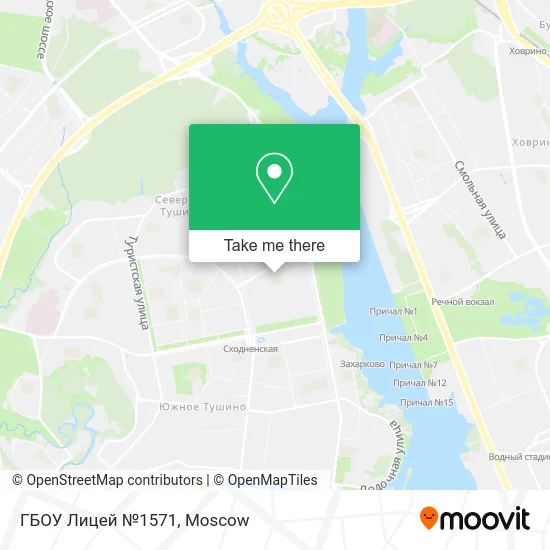 ГБОУ Лицей №1571 map