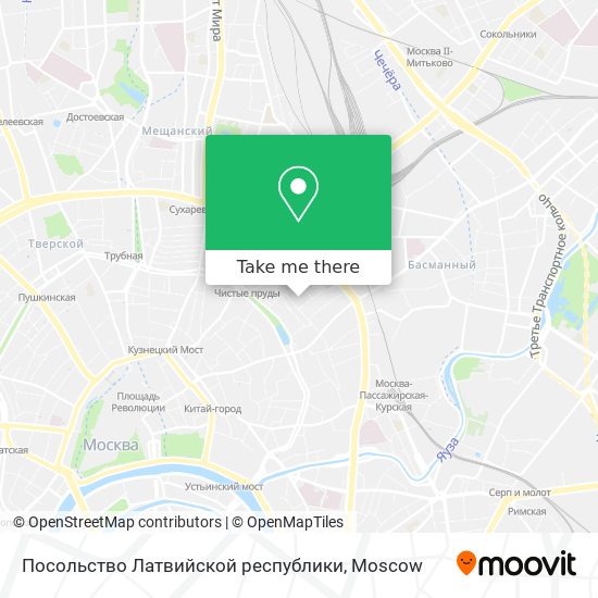 Посольство Латвийской республики map