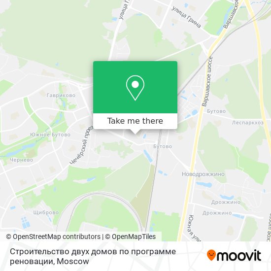 Строительство двух домов по программе реновации map