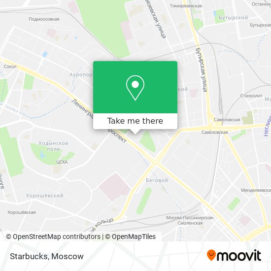 Starbucks map