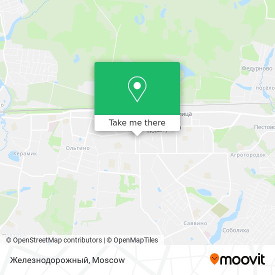 Железнодорожный map