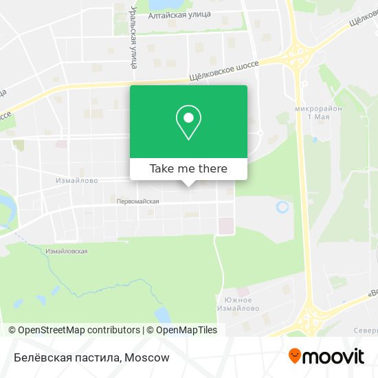 Белёвская пастила map