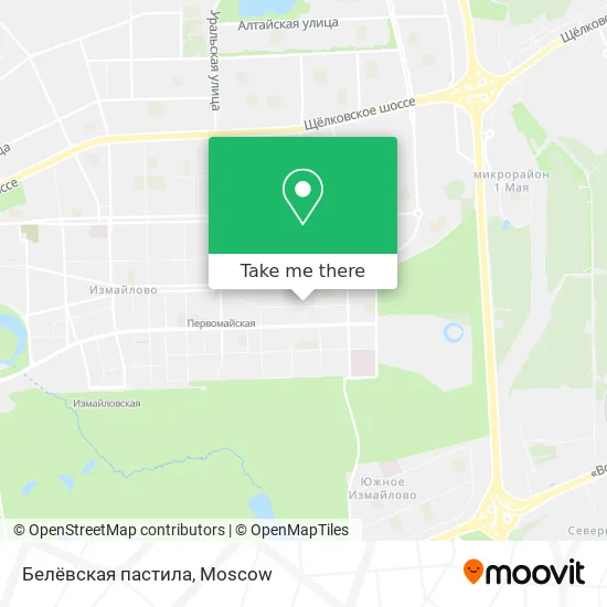 Белёвская пастила map