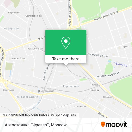 Автостоянка ""Фрезер"" map