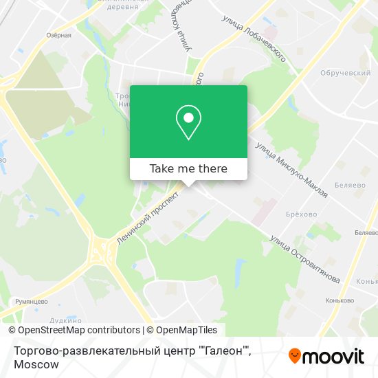 Торгово-развлекательный центр ""Галеон"" map