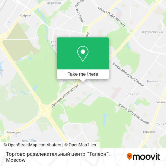 Торгово-развлекательный центр ""Галеон"" map