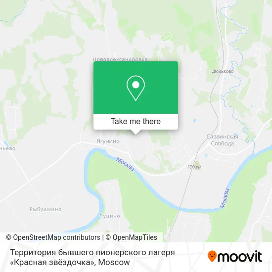 Территория бывшего пионерского лагеря «Красная звёздочка» map
