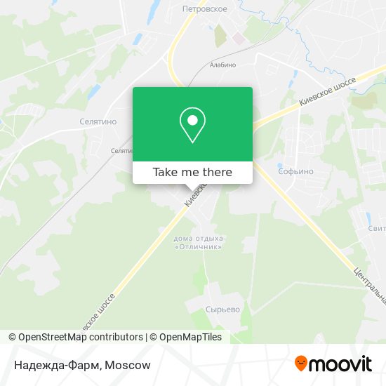 Надежда-Фарм map