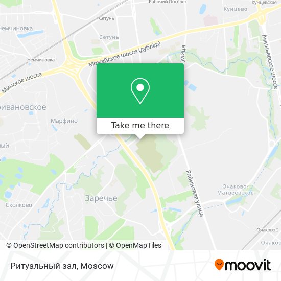 Ритуальный зал map
