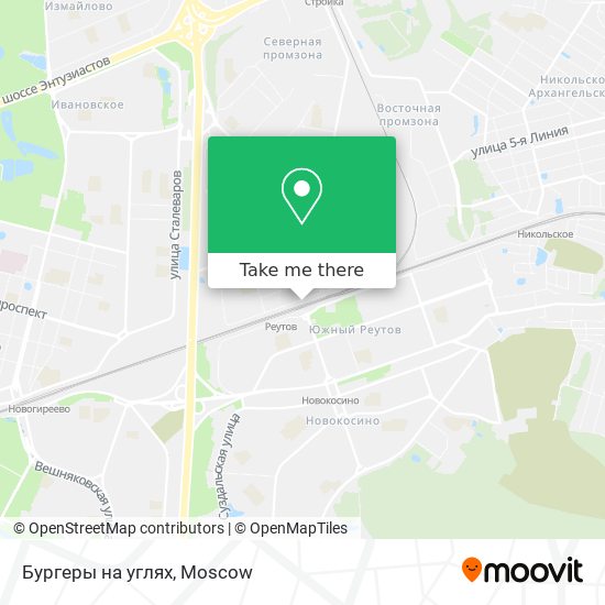 Бургеры на углях map