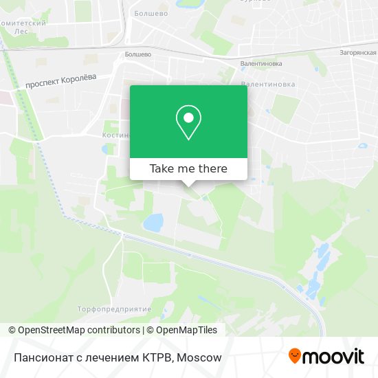 Пансионат с лечением КТРВ map