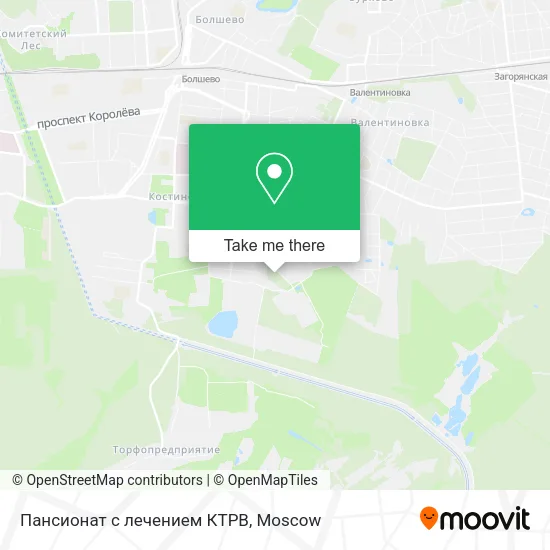 Пансионат с лечением КТРВ map
