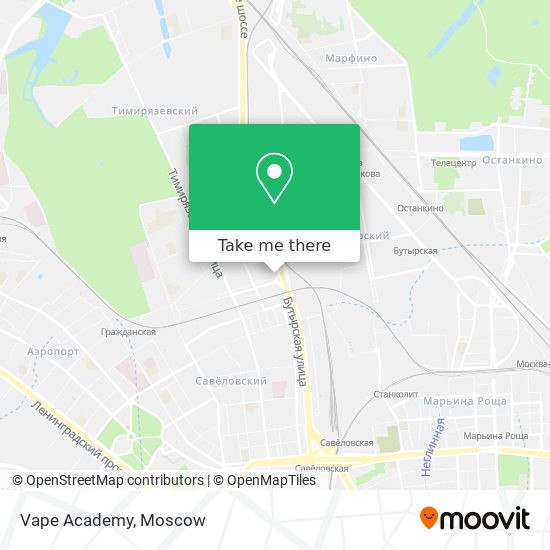 Vape Academy map