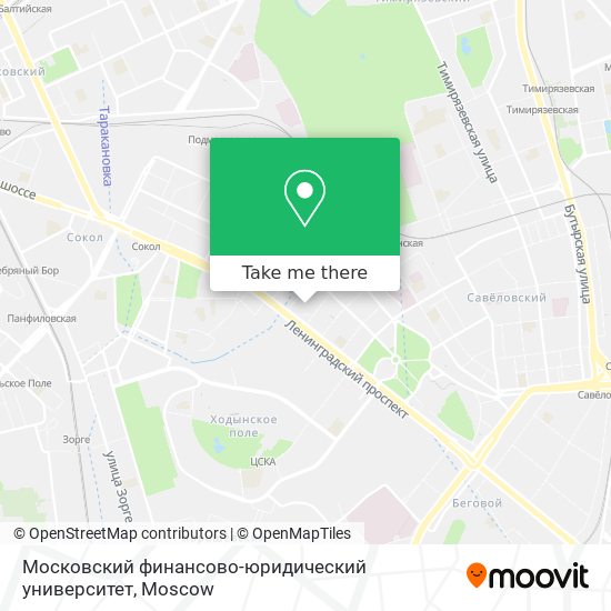 Московский финансово-юридический университет map