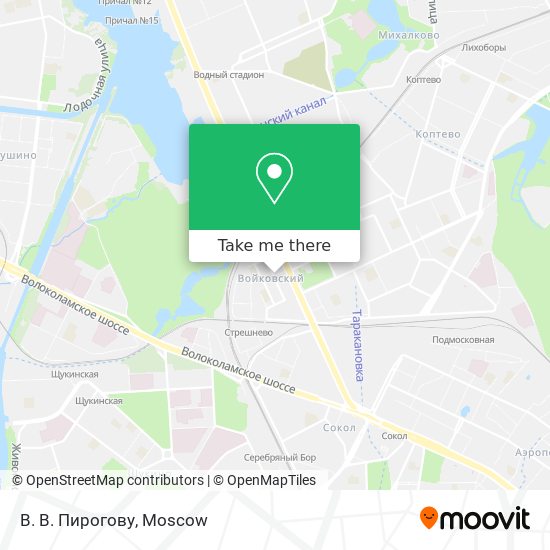 В. В. Пирогову map