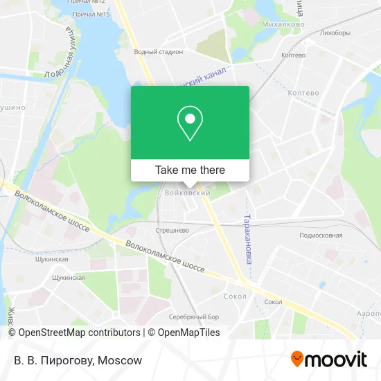 В. В. Пирогову map