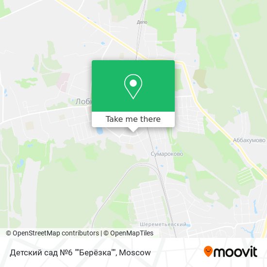 Детский сад №6 ""Берёзка"" map