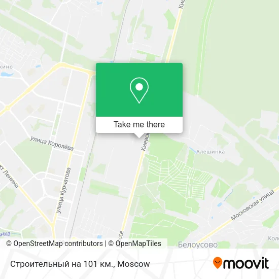 Строительный на 101 км. map