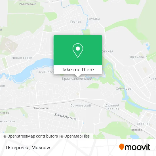 Пятёрочка map