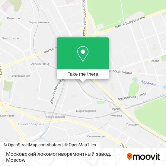 Московский локомотиворемонтный завод map