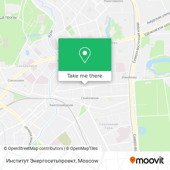 Институт Энергосетьпроект map