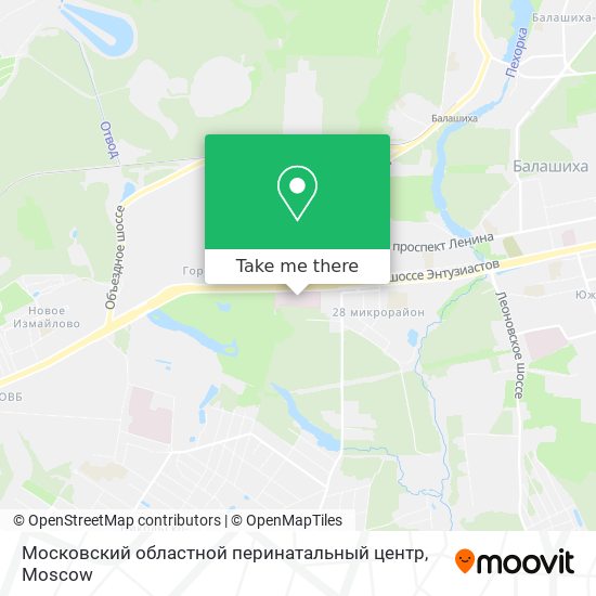 Московский областной перинатальный центр map