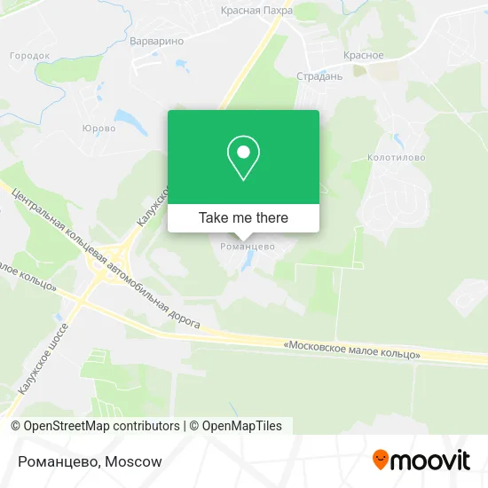 Романцево map