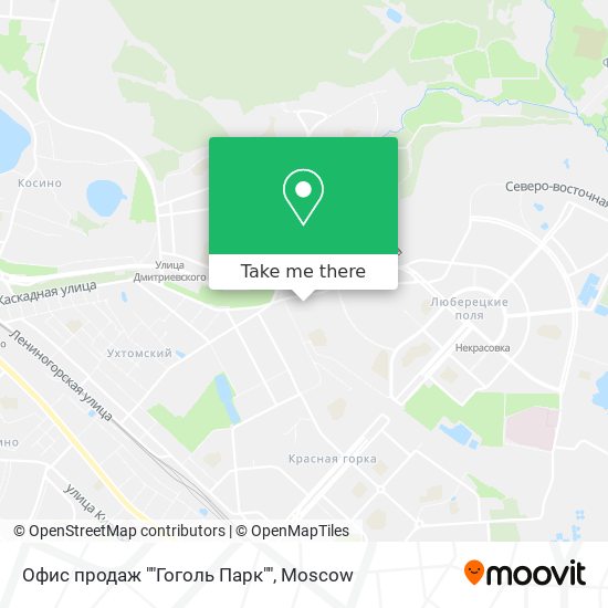 Офис продаж ""Гоголь Парк"" map