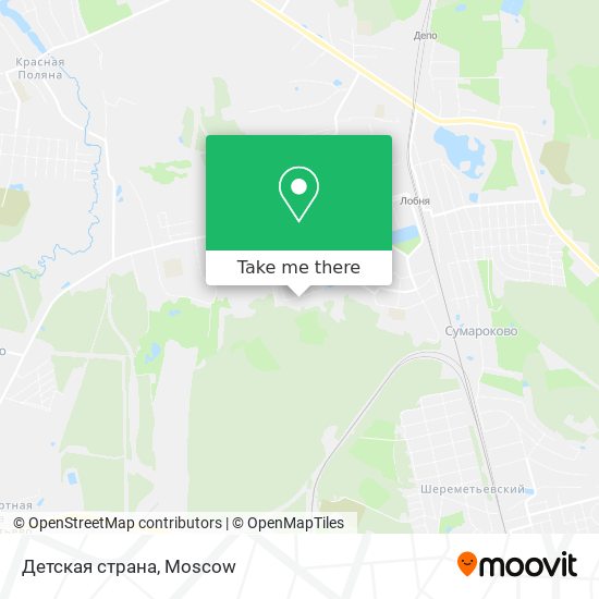 Детская страна map