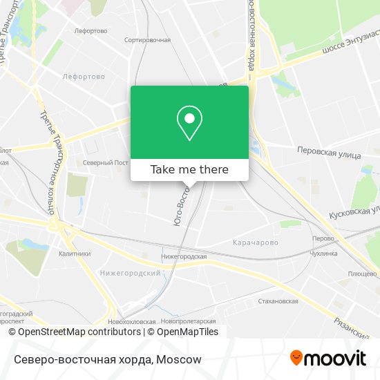 Северо-восточная хорда map