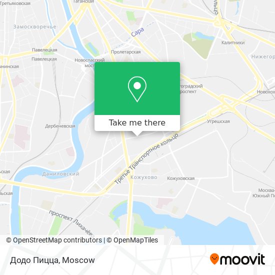 Додо Пицца map