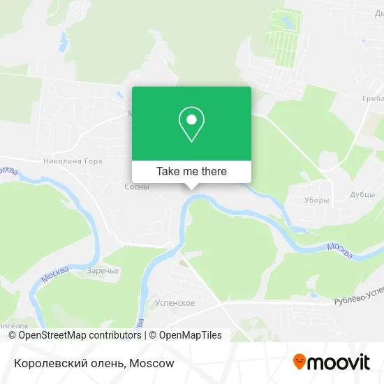 Королевский олень map