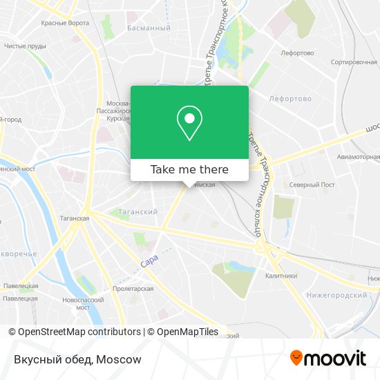 Вкусный обед map