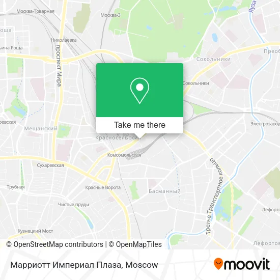 Марриотт Империал Плаза map