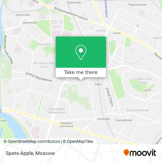 Spets-Apple map