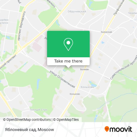 Яблоневый сад map