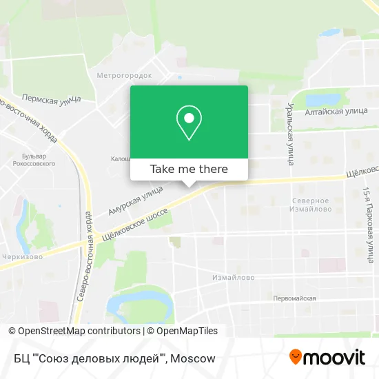 БЦ ""Союз деловых людей"" map