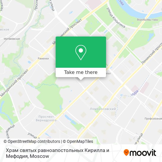 Храм святых равноапостольных Кирилла и Мефодия map