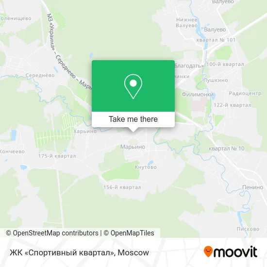ЖК «Спортивный квартал» map
