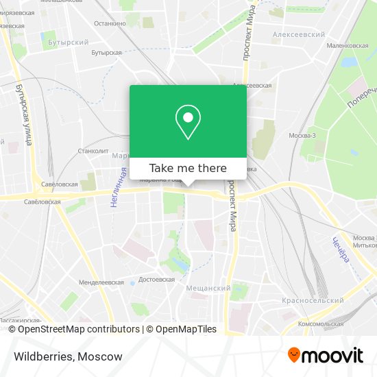 Wildberries map