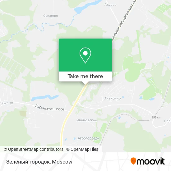 Зелёный городок map