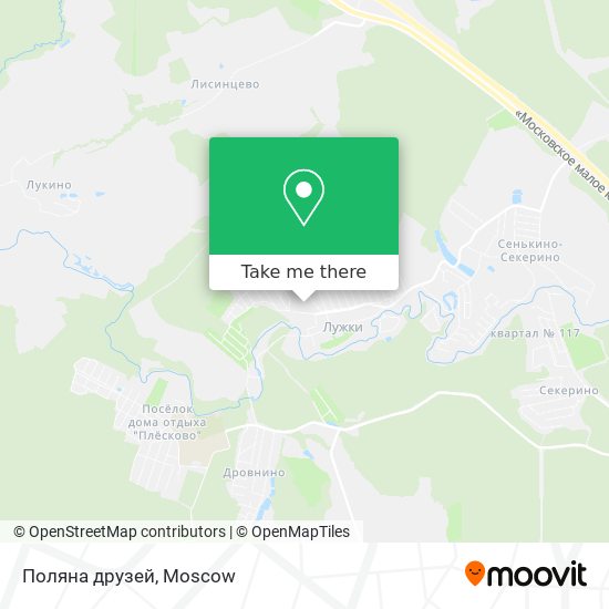 Поляна друзей map